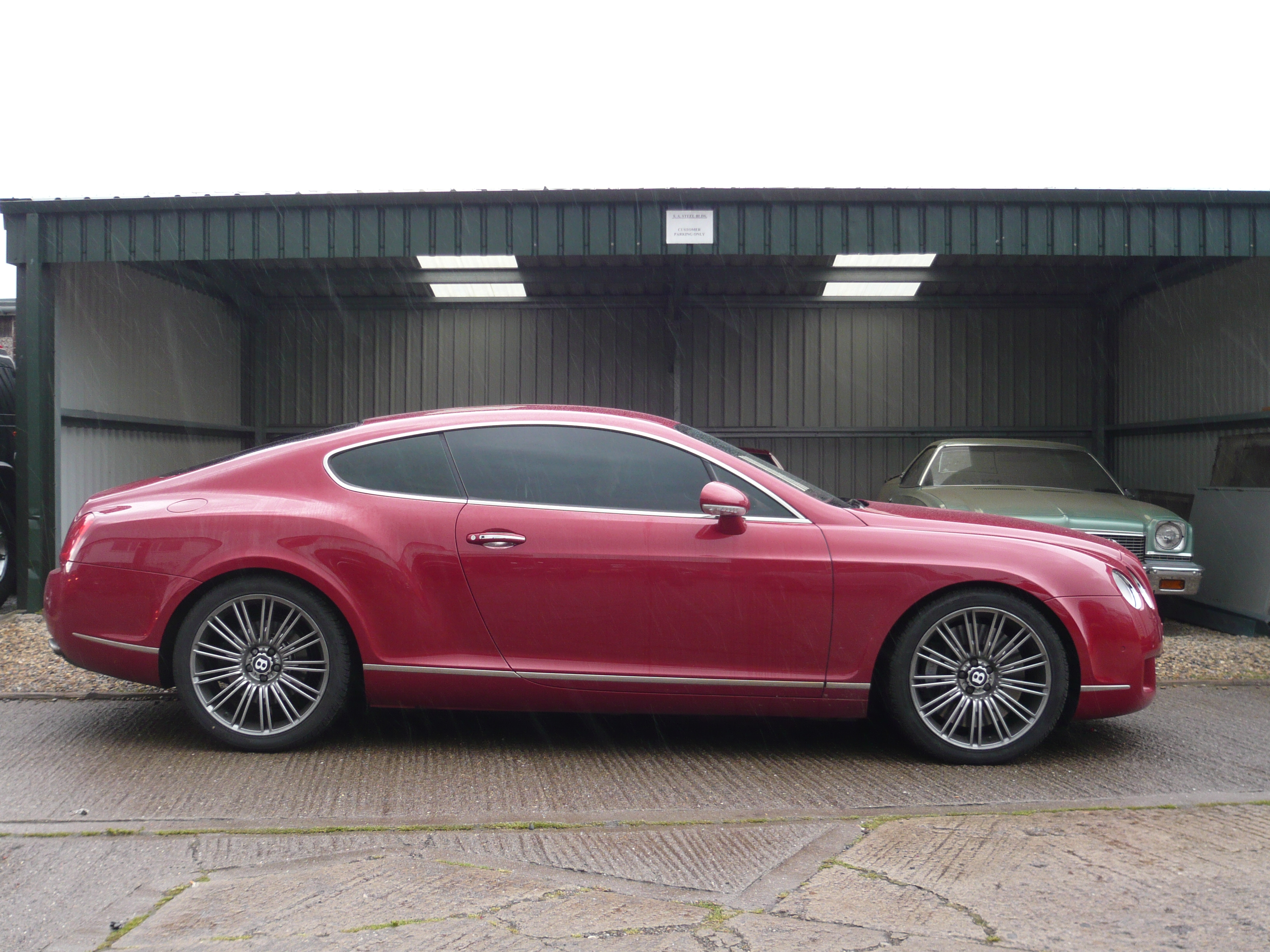 Bentley with tinted windows