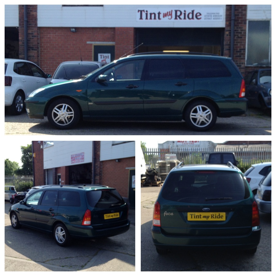 Ford Focus estate with rear privacy tint