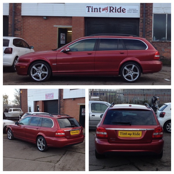 Jaguar X-Type estate with tinted rear windows