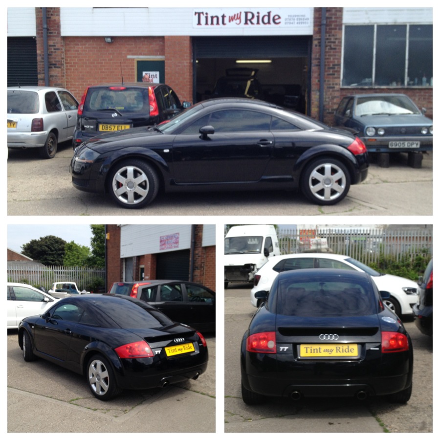 Audi TT with rear window tint