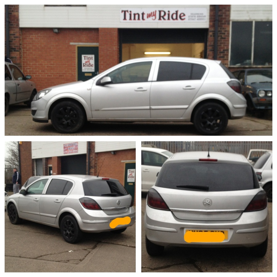 Vauxhall Astra with tinted windows