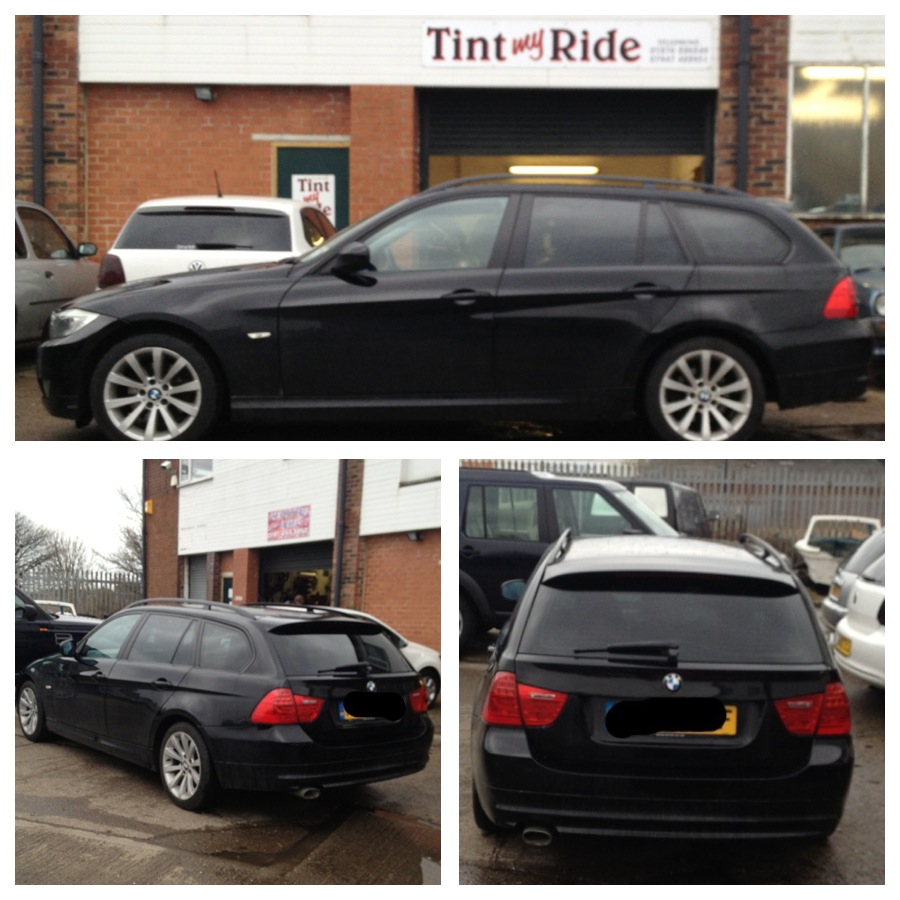 BMW 3 Series Touring with tinted rear glass