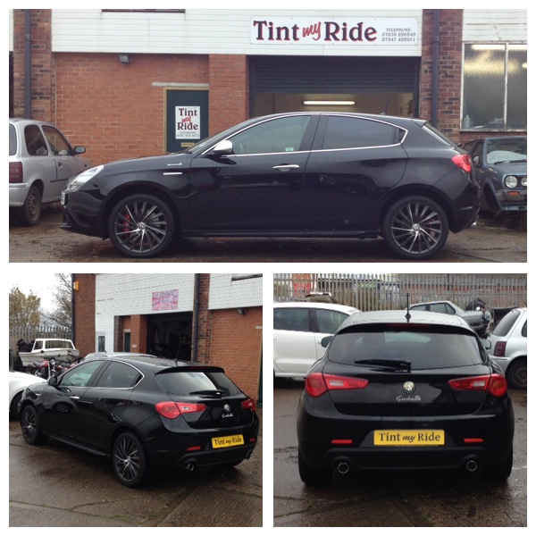 Alfa Romeo Giulietta with tinted rear glass