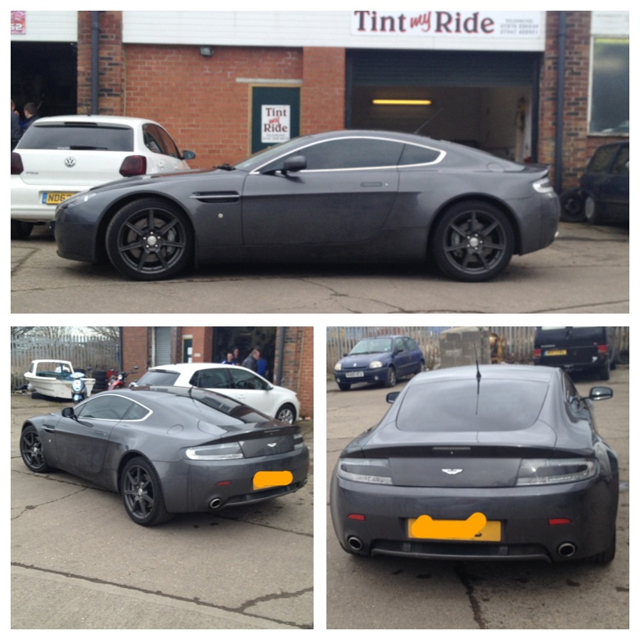 Aston Martin Vantage with tinted windows